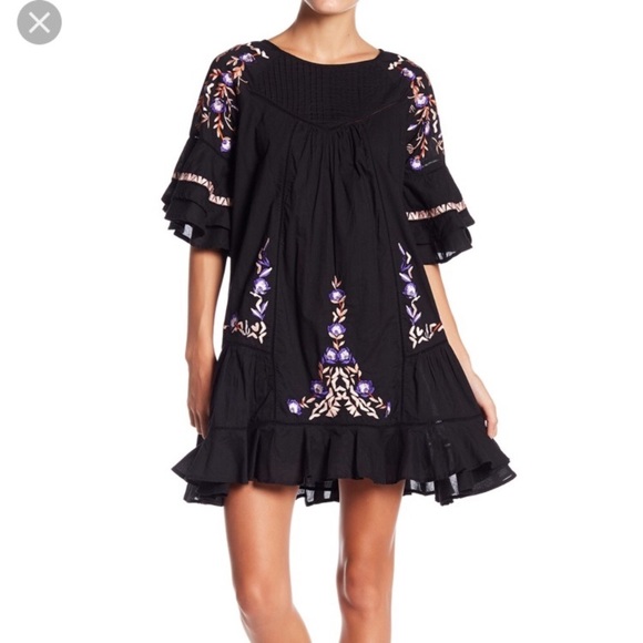 NEW NWT Free People Palvo Dress Black - Picture 2 of 5